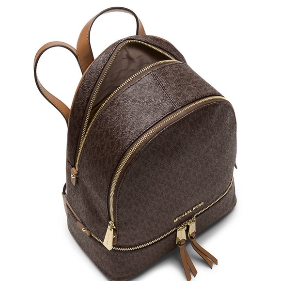 Michael Kors NWOT never used mini backpack, one size, brown - Picture 9 of 10